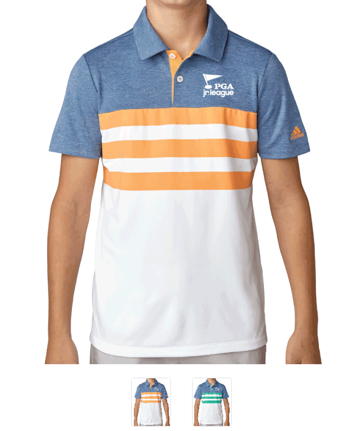 Boys Adidas 3 Stripe Fashion Polo