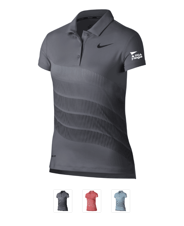 Girls Nike Dry Print Polo