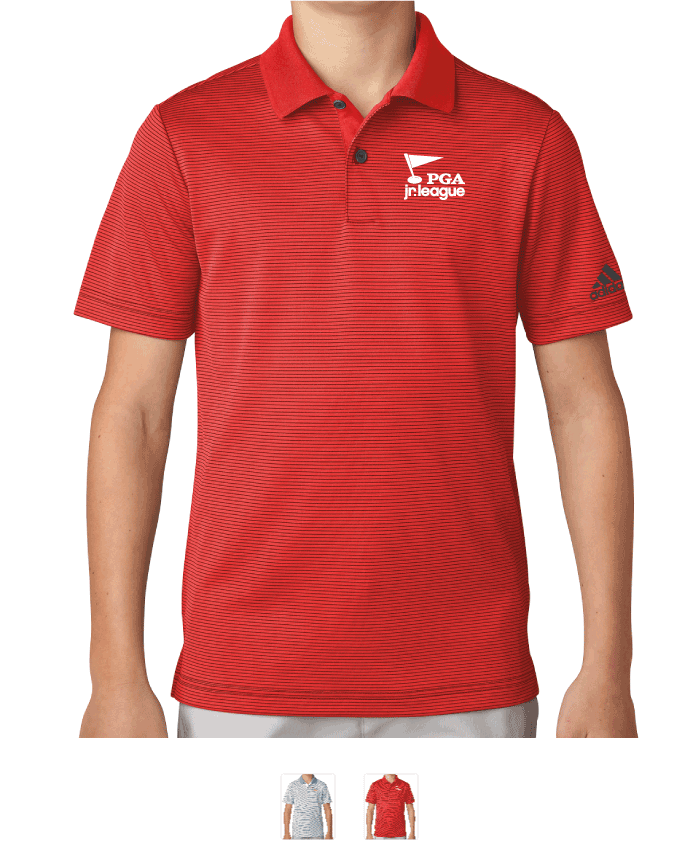 Boys Adidas Microstripe Polo