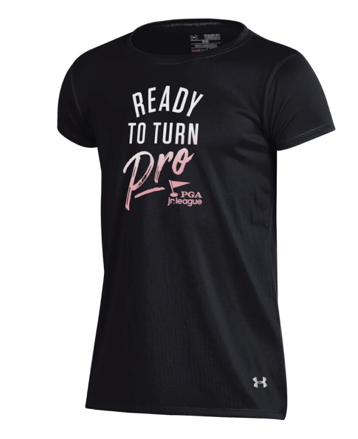 Girls Under Armour Tech Crew Tee